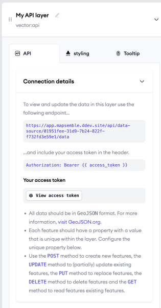 mapsemble api screenshot